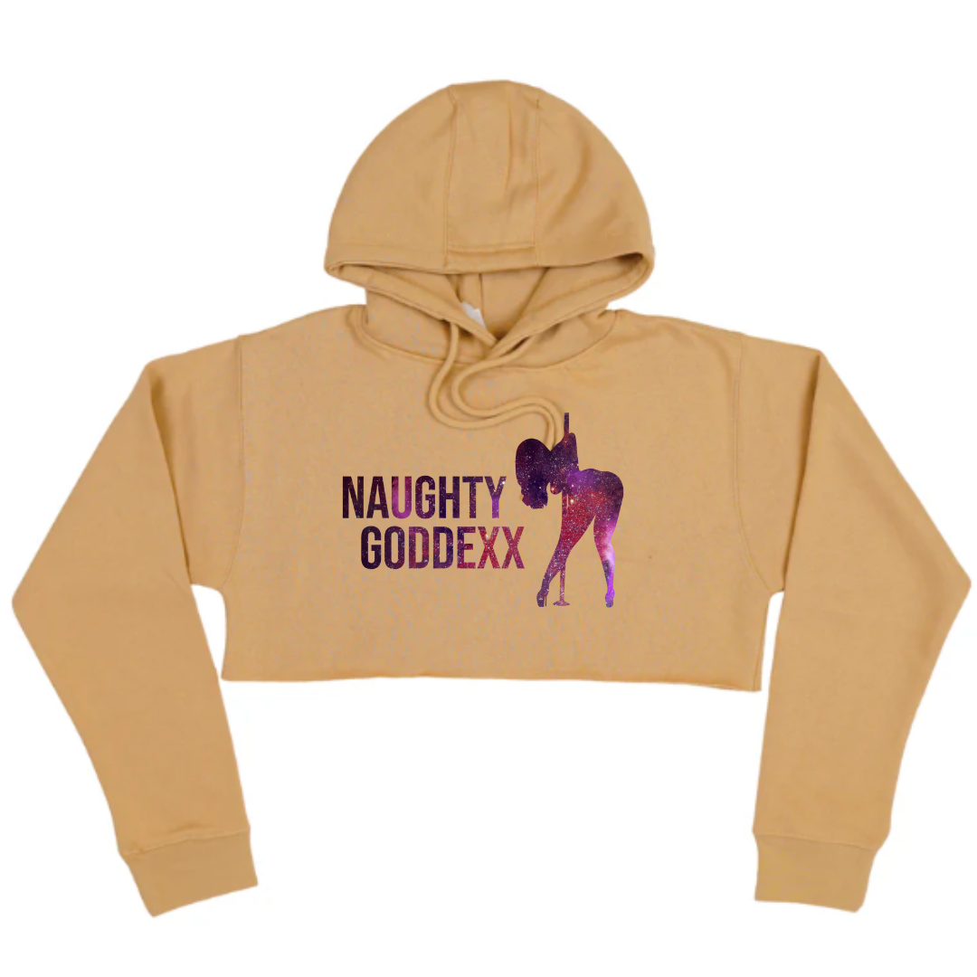 Stellar Divinity Cropped Hoodie