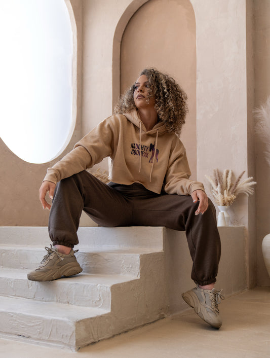 Stellar Divinity Cropped Hoodie